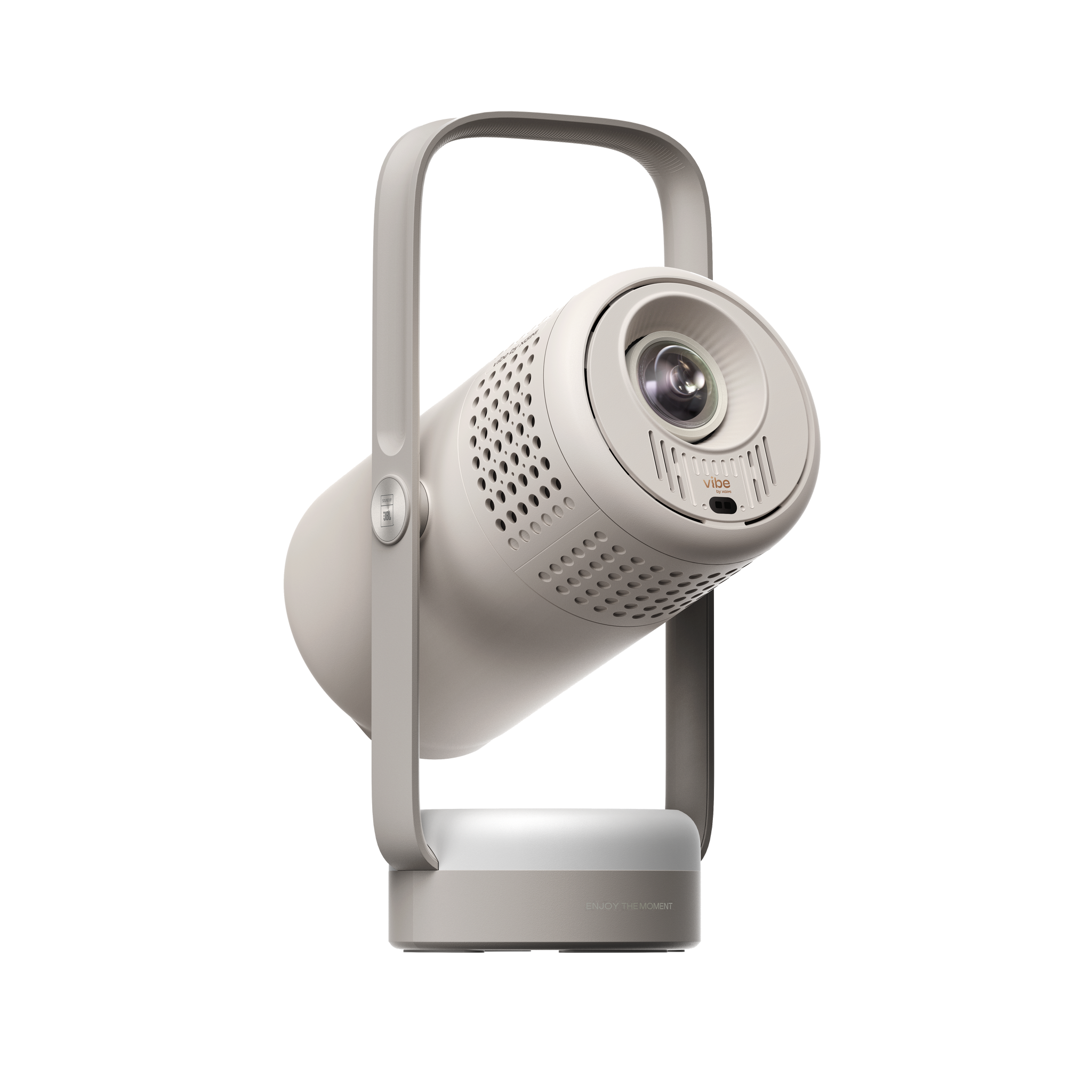 XGIMI Vibe One (Battery Powered) Portable GTV 1080p Projector with sleek, stylish, and compact design for projecting movies and shows.