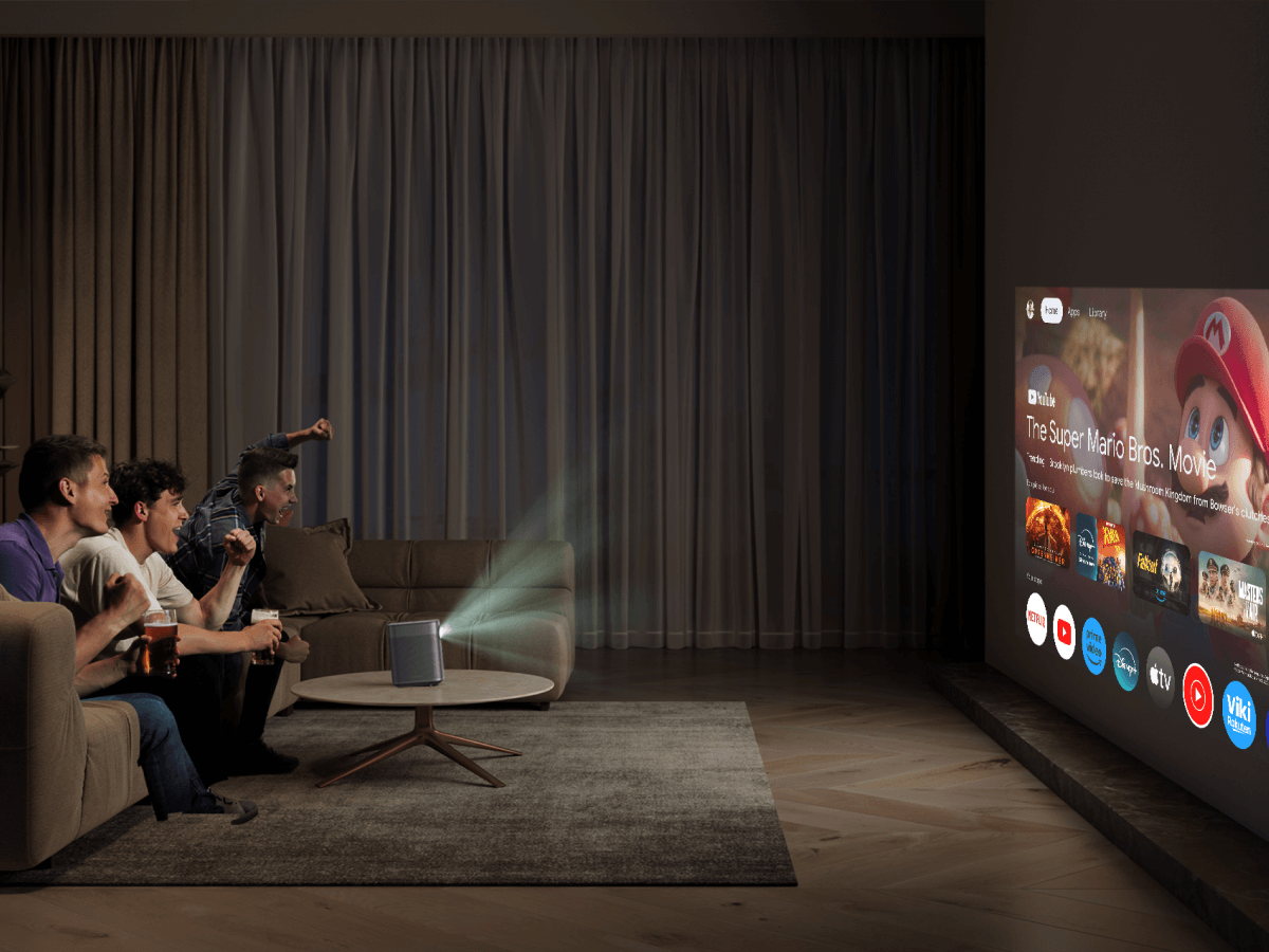 XGIMI Halo+ (New) with Google TV and licensed Netflix access for seamless entertainment
