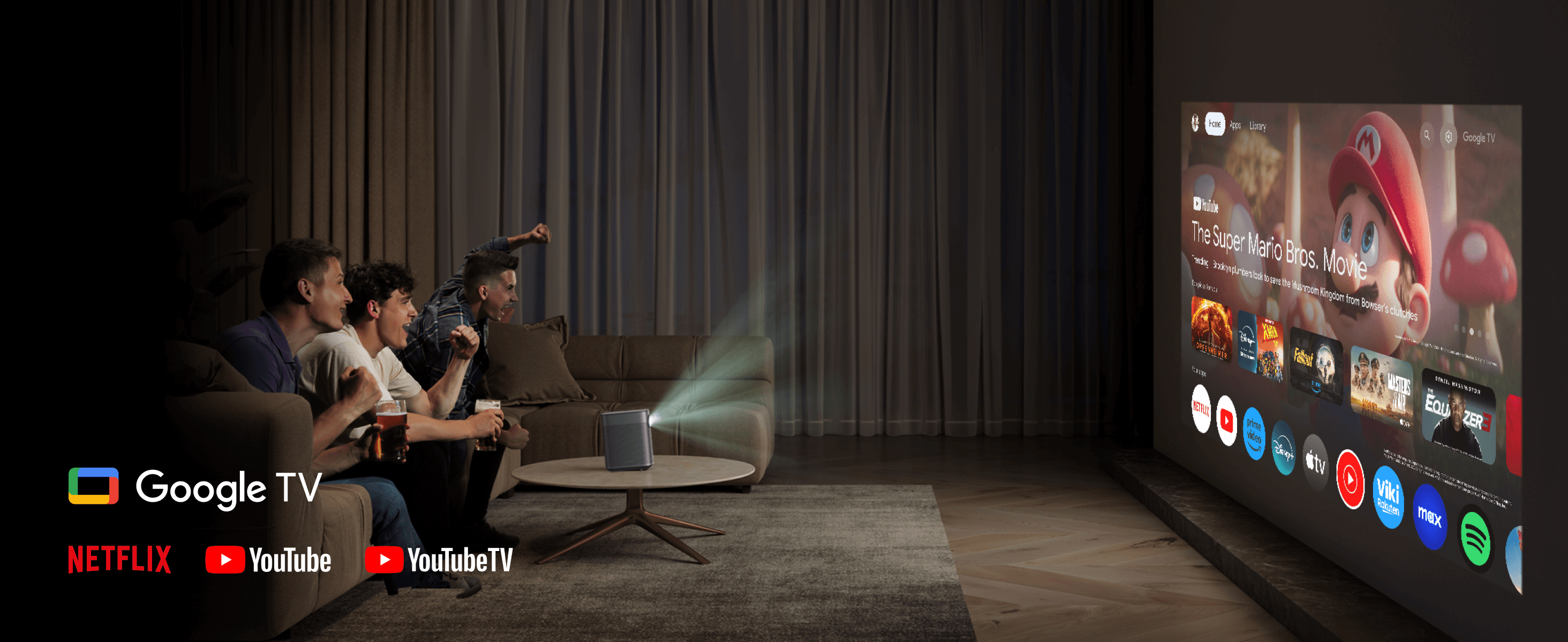 Halo+ (New) with Google TV and licensed Netflix access for seamless entertainment
