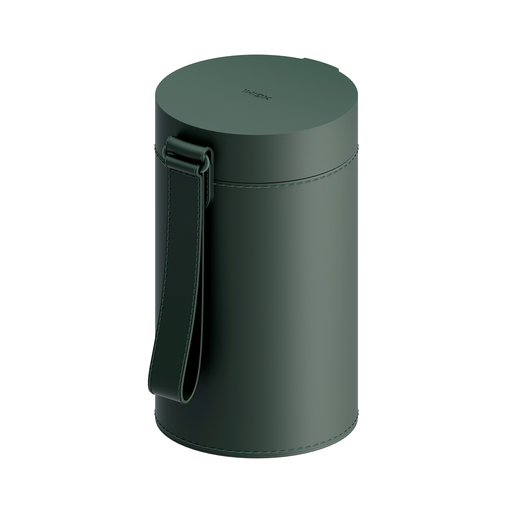 XGIMI Carrying Case has the color of forest green. It can store and protect the MoGo 3 Pro outdoor projector and its remote control.