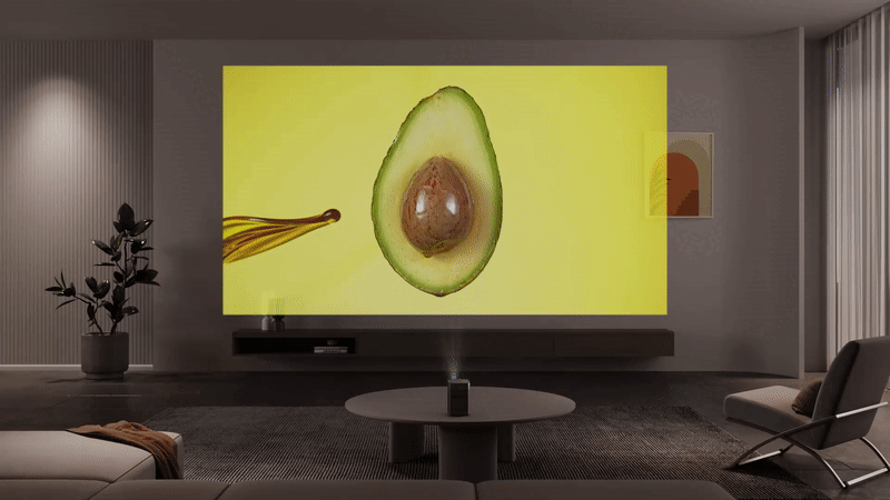Halo+ (New) with intelligent obstacle avoidance for clear, unobstructed projection