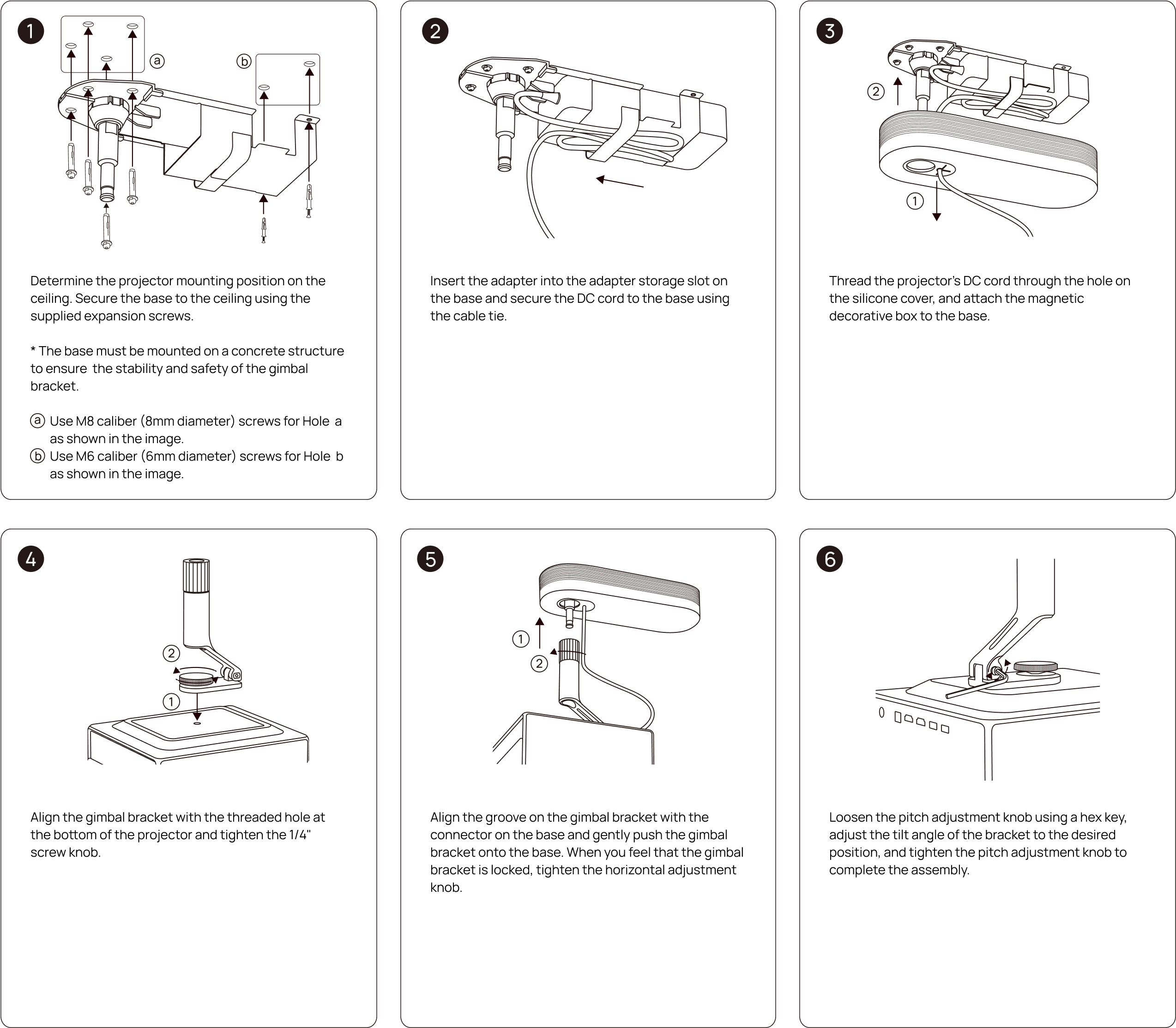 XGIMI Ceiling Mount mountingguide.png__PID:3672e2be-43e7-4b14-945a-58cd8deba586