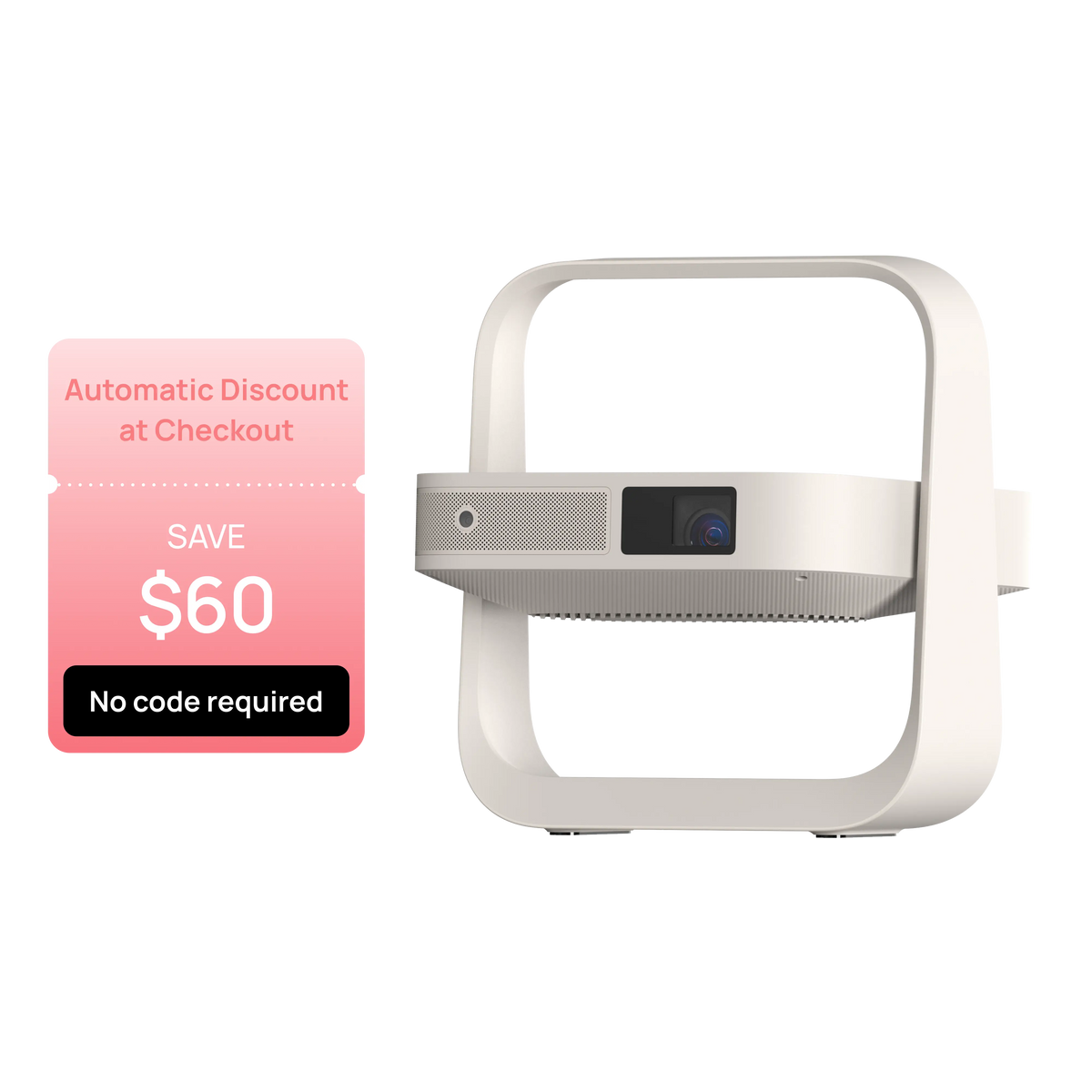 Elfin Flip Plus | Portable Smart Projector & Google TV