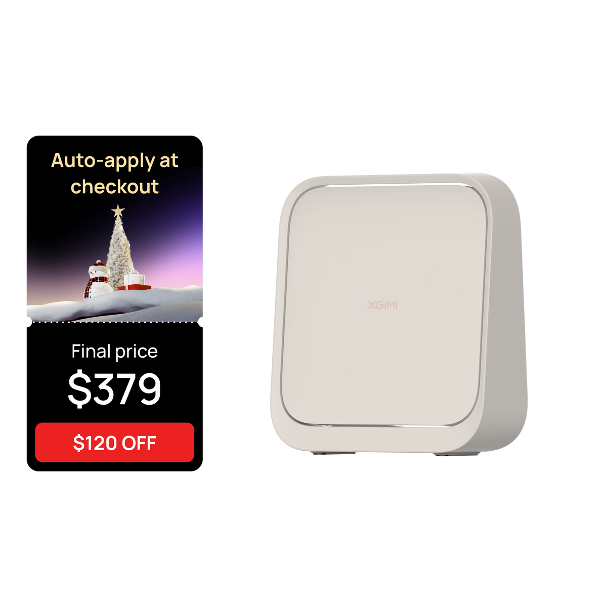 XGIMI Elfin Flip Pro 本体 XGIMI Elfin Flip Pro] The ultra-compact mobile projector is