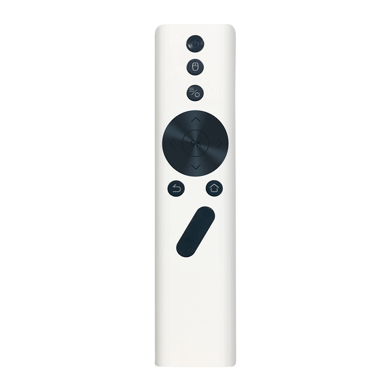 White XGIMI remote controller with blue directional pad and OK button, for H2/H1, Z, CC series projectors.
