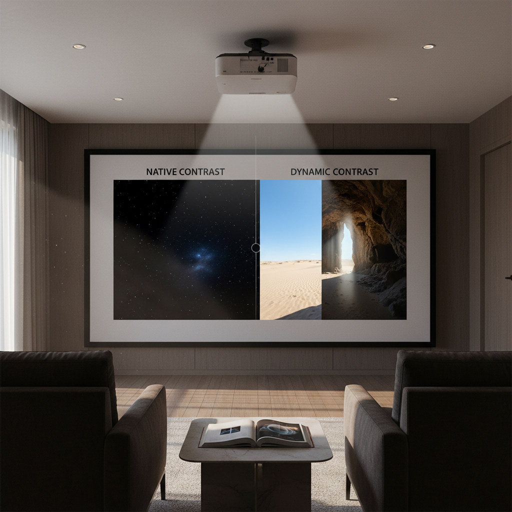 The Truth About Projector Contrast Ratios: Dynamic vs. Native cover