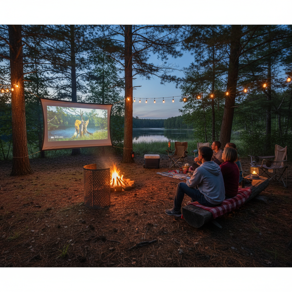 Overcoming Campfire Glare: Tips for Better Outdoor Projection cover