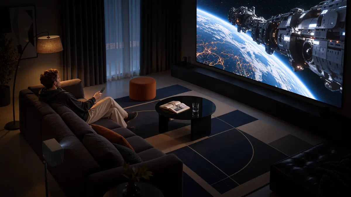 What is Dual Iris in HORIZON 30 Series Projector: Native Contrast & Laser Blacks