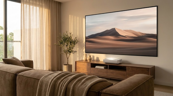 XGIMI projector with brilliant color reproduction for lifelike home cinema experience