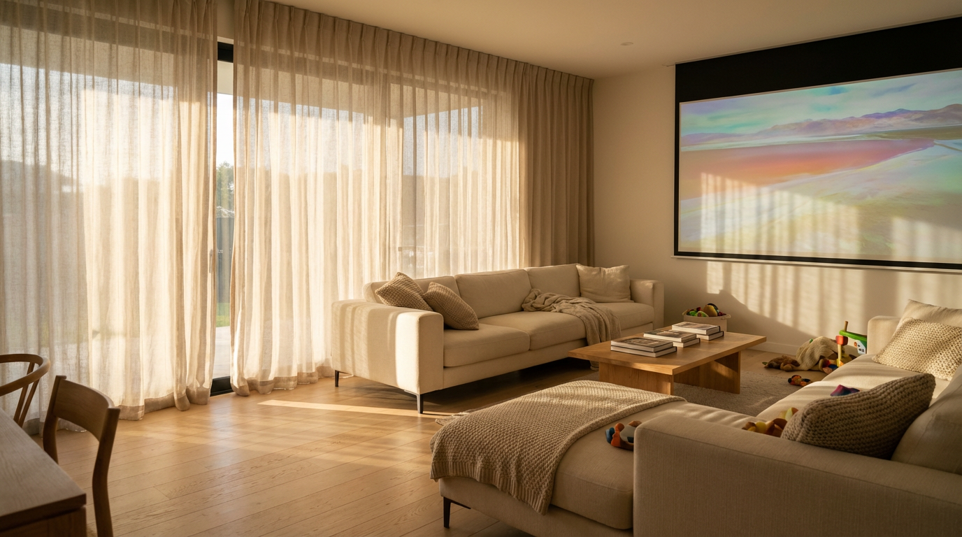 XGIMI laser projector with brilliant color accuracy for home cinema viewing