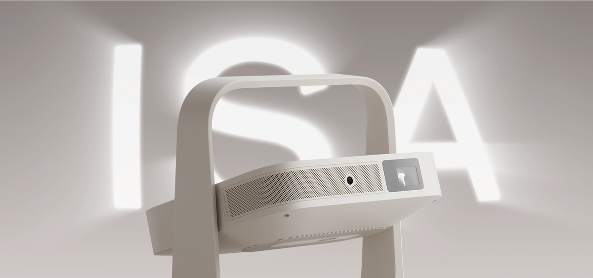 XGIMI Elfin Flip Plus Portable Projector with Google TV