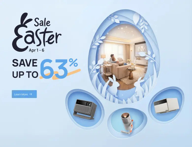XGIMI Easter Sale from April 1st to 6th: Budget 4K & Portable Projectors Save Up to 63%