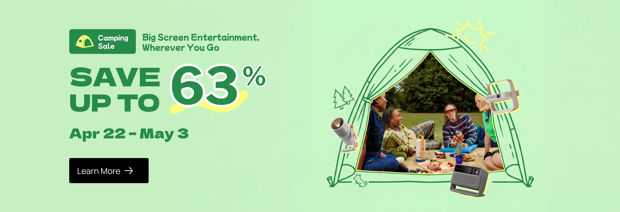 XGIMI Projector Camping Season Sale: Up to 63%OFF