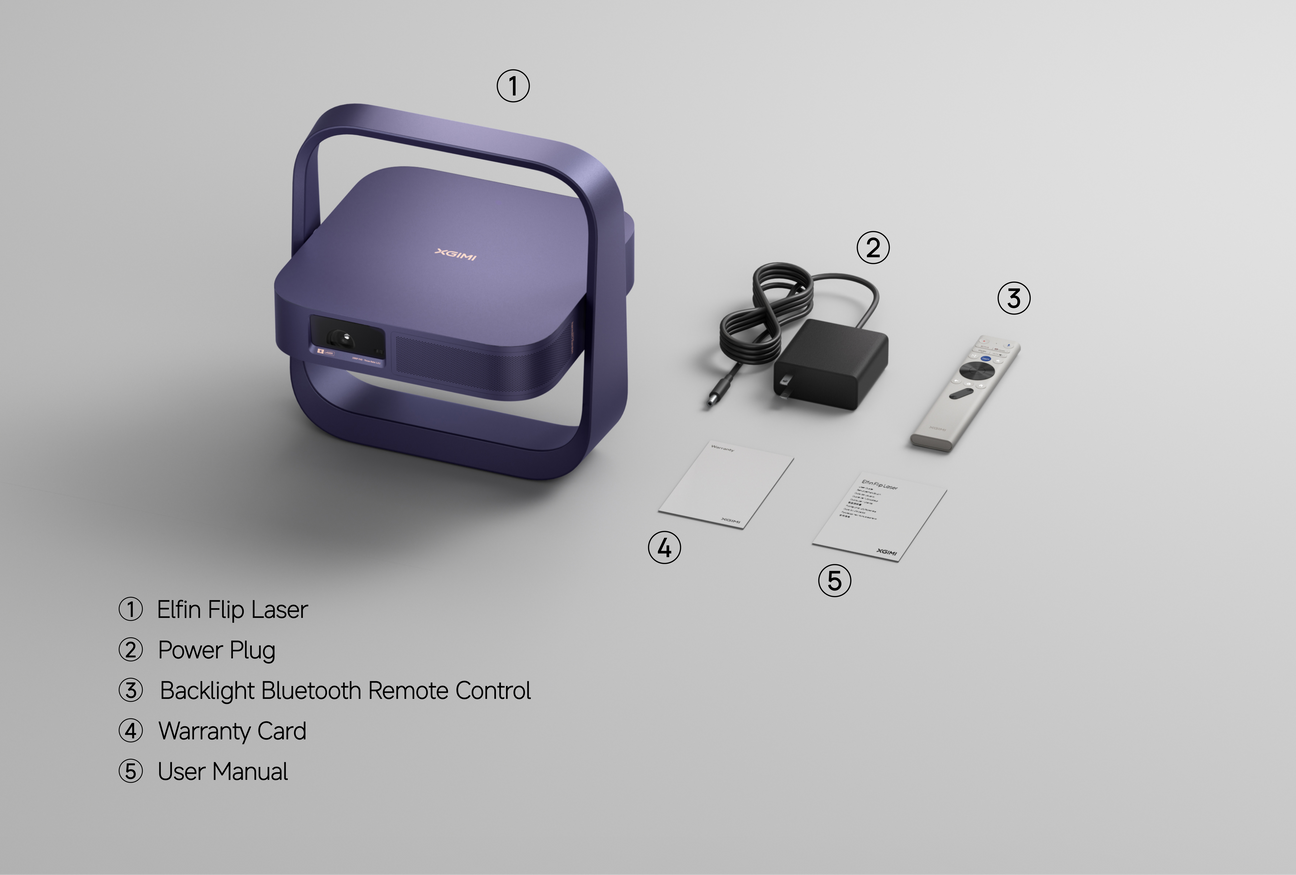 Elfin Flip Laser FHD Portable Laser Projector | XGIMI