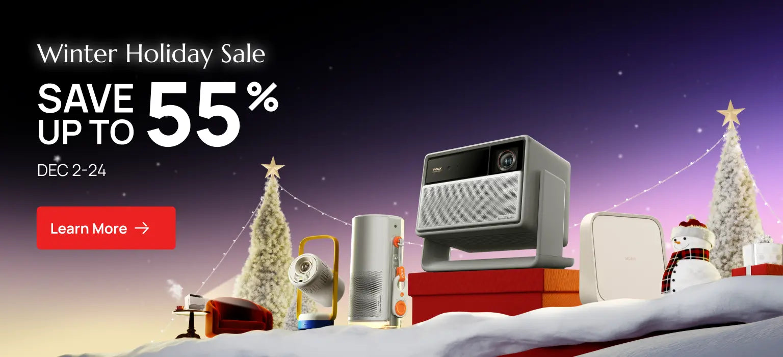 XGIMI Projectors Winter Holiday Sale 2025 Save Up to 55%, Dec 2-24