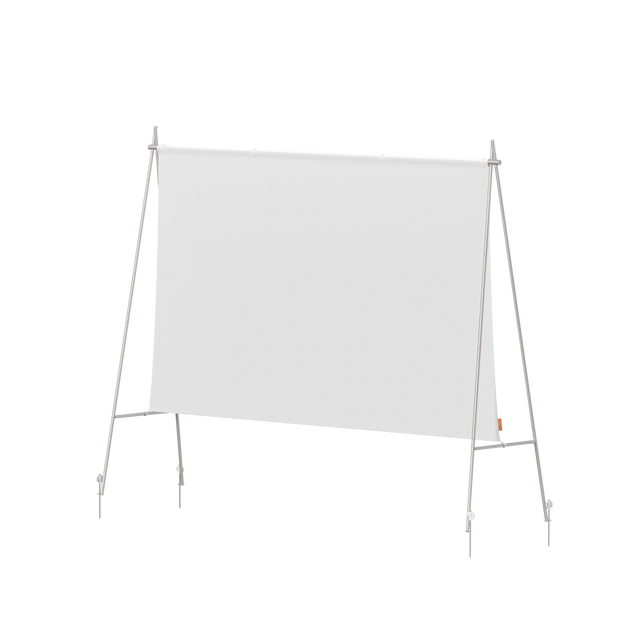 XGIMI 70-inch portable outdoor projection screen with durable aluminum alloy A-frame for easy setup and transport.