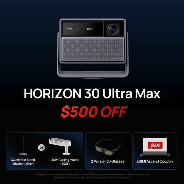XGIMI HORIZON 30 Ultra Max 4K 120Hz Projector | Pre-Order Now