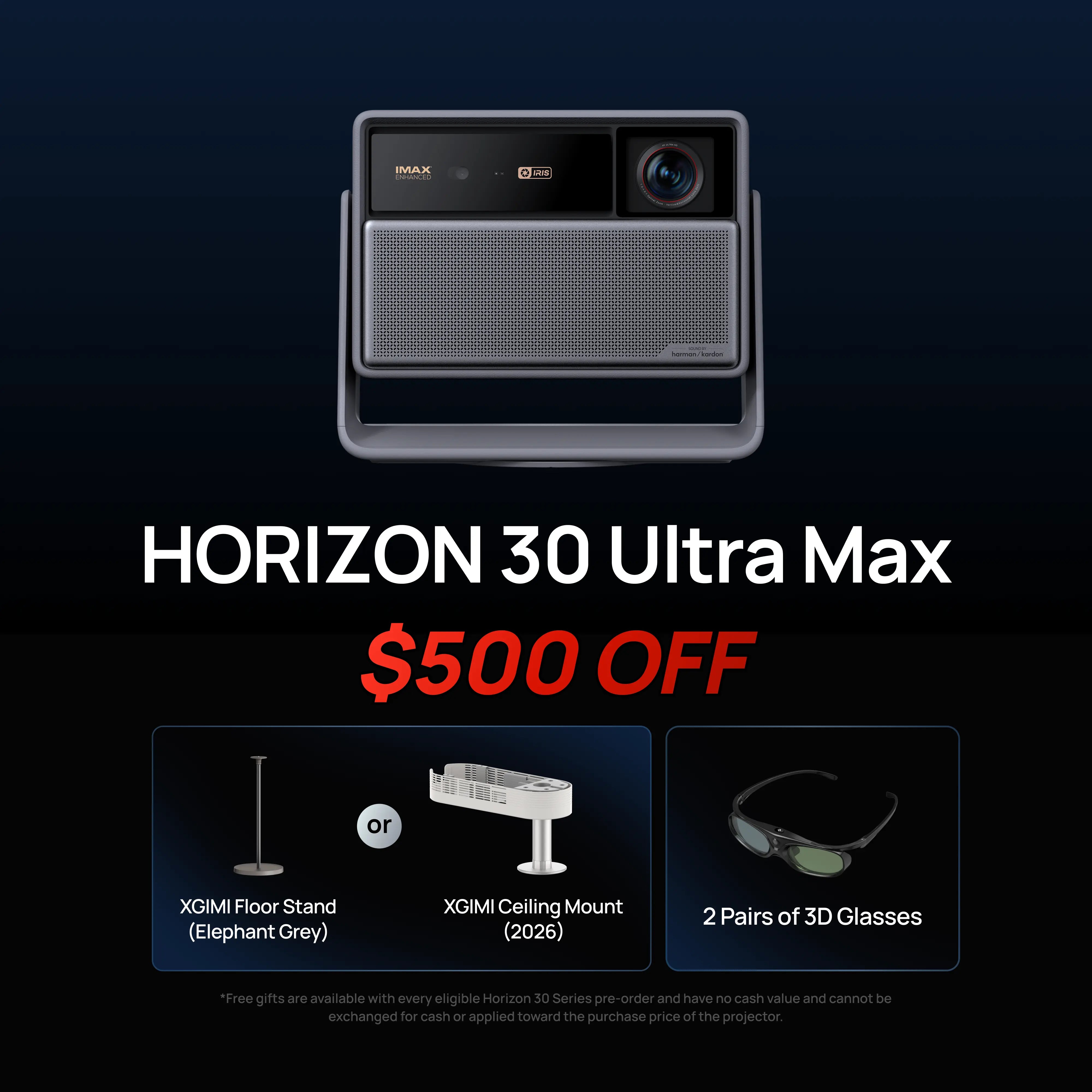 XGIMI HORIZON フルHDプロジェクター XGIMI HORIZON 30 Ultra Max 4K 120Hz Projector | Pre-Order Now