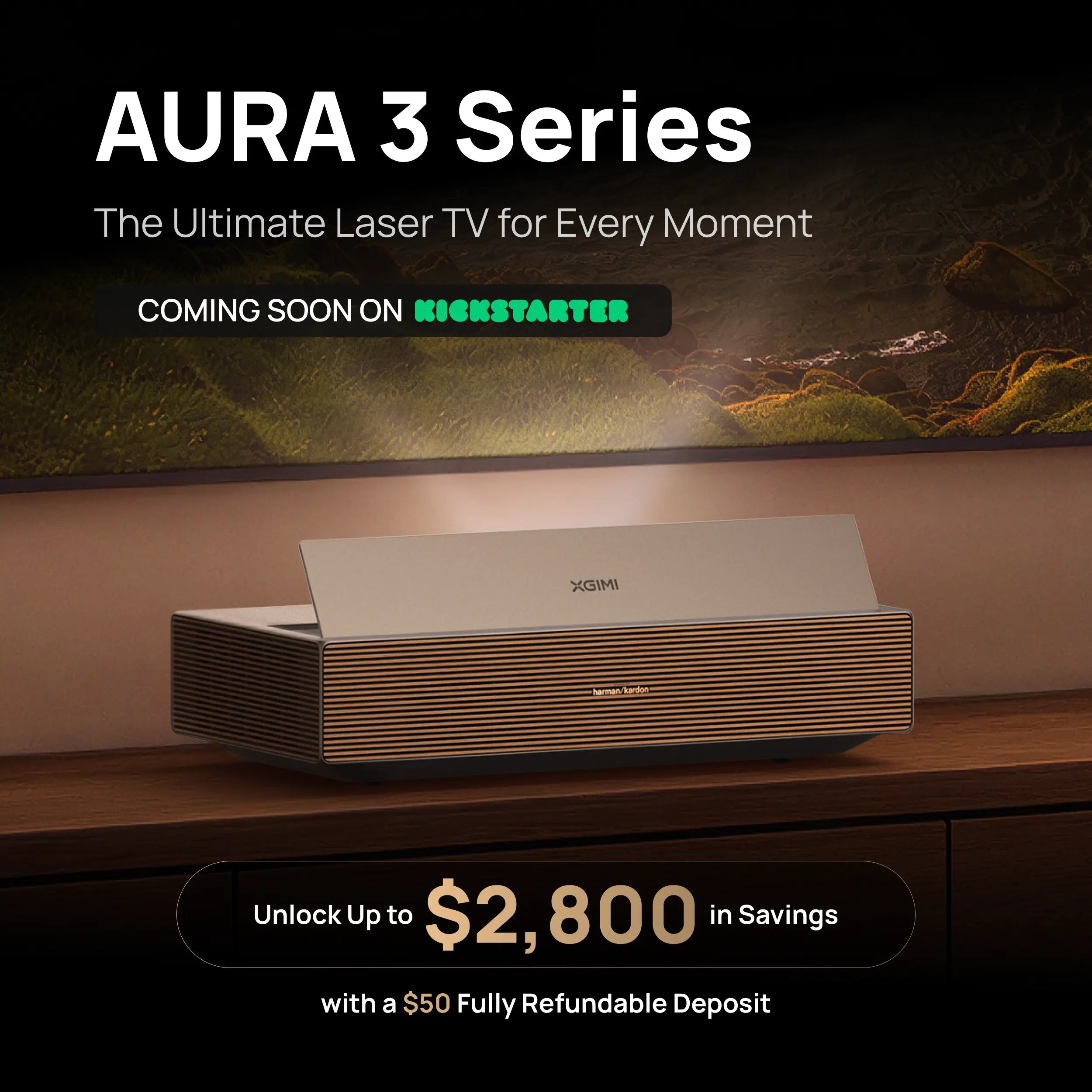 XGIMI AURA 3 Series Deposit Reservation | Deposit $50, Unlock $200 Off