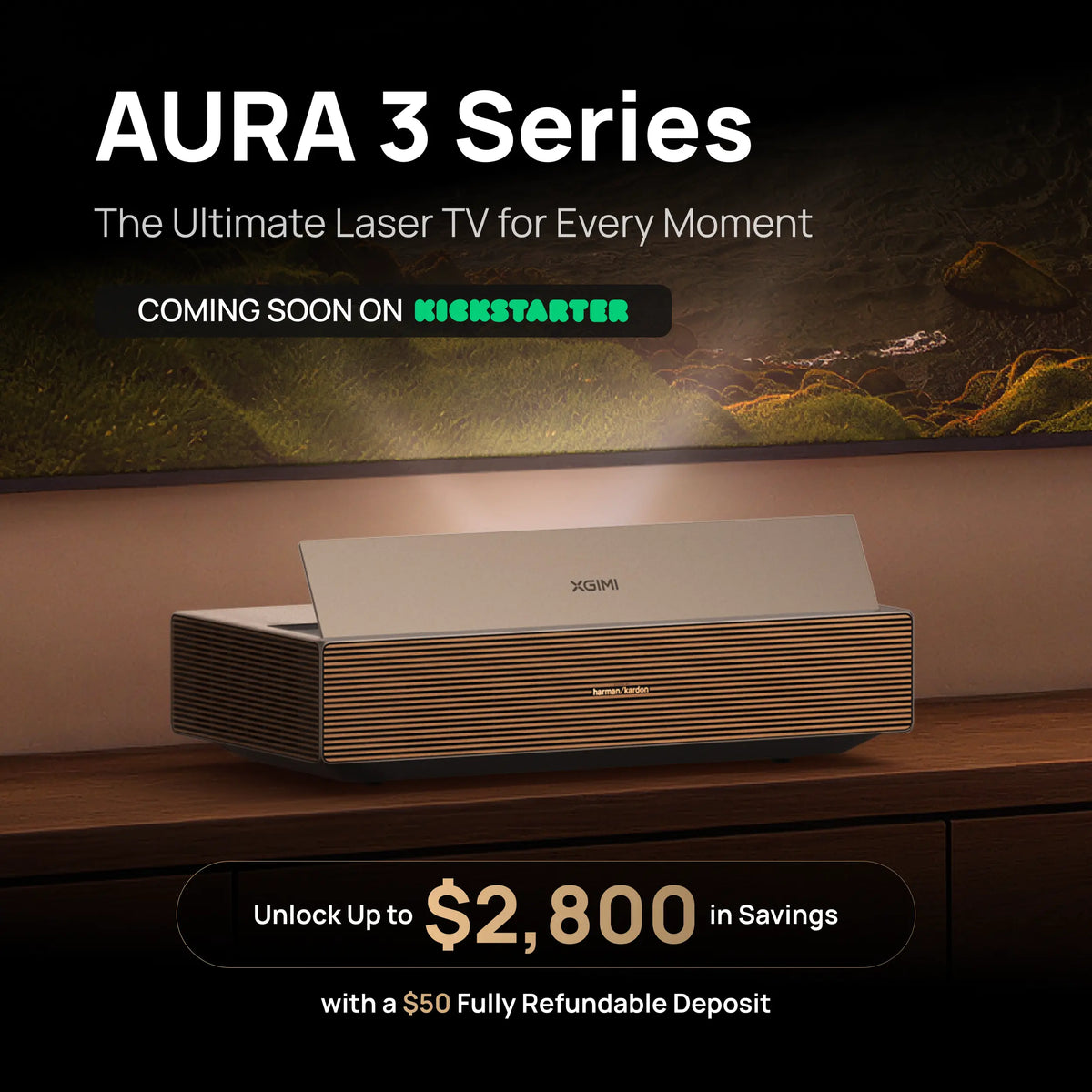 XGIMI AURA 3 Series - The Ultimate Laser TV for Every Moment