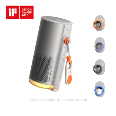 XGIMI MoGo 4 Laser portable laser projector delivers lifelike images with 550 ISO Lumens, 110% BT.2020 color gamut and high contrast ratio. 