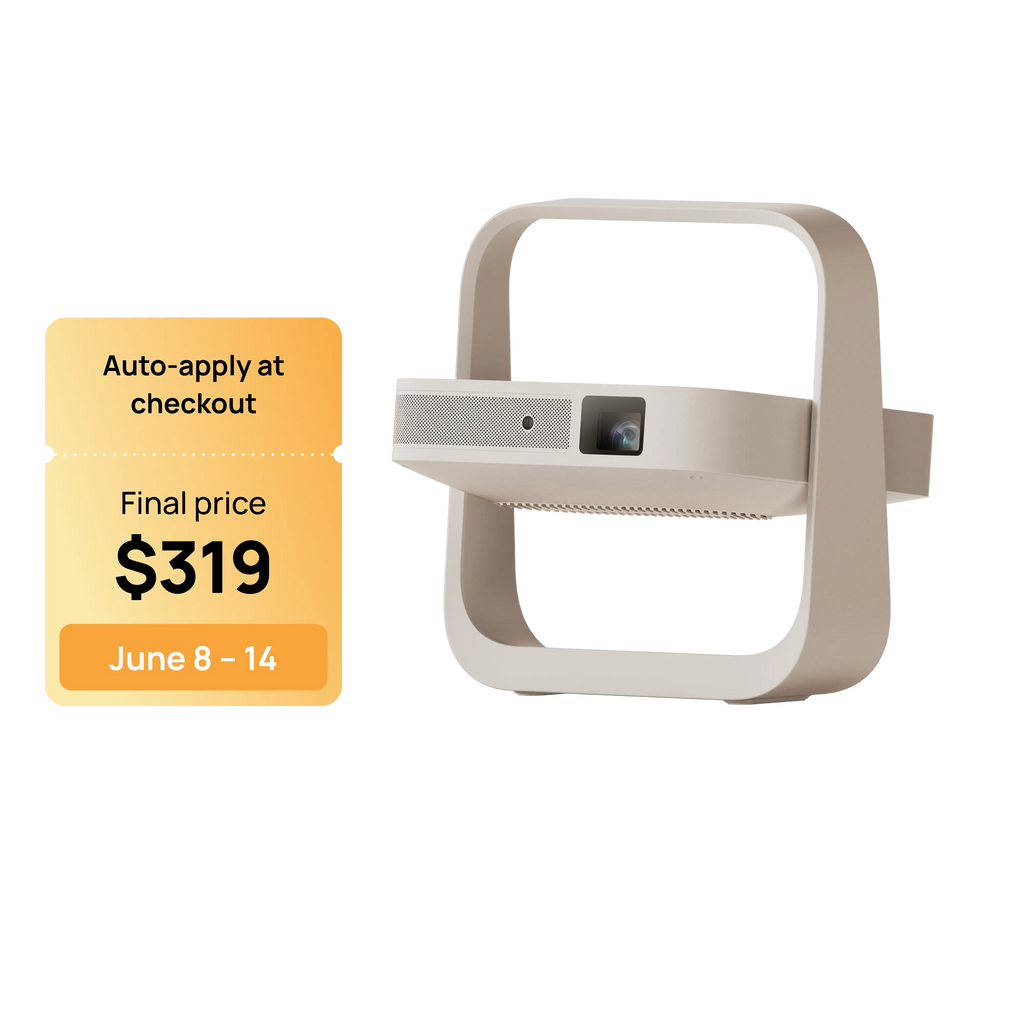 Elfin Flip Plus | Portable Smart Projector & Google TV