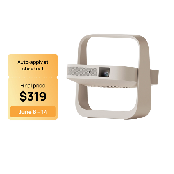 Elfin Flip Plus | Portable Smart Projector & Google TV