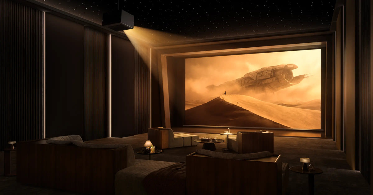 Projector Tan TITAN Noir Pro | 4K Laser Projector with 6000 ISO Lumens
